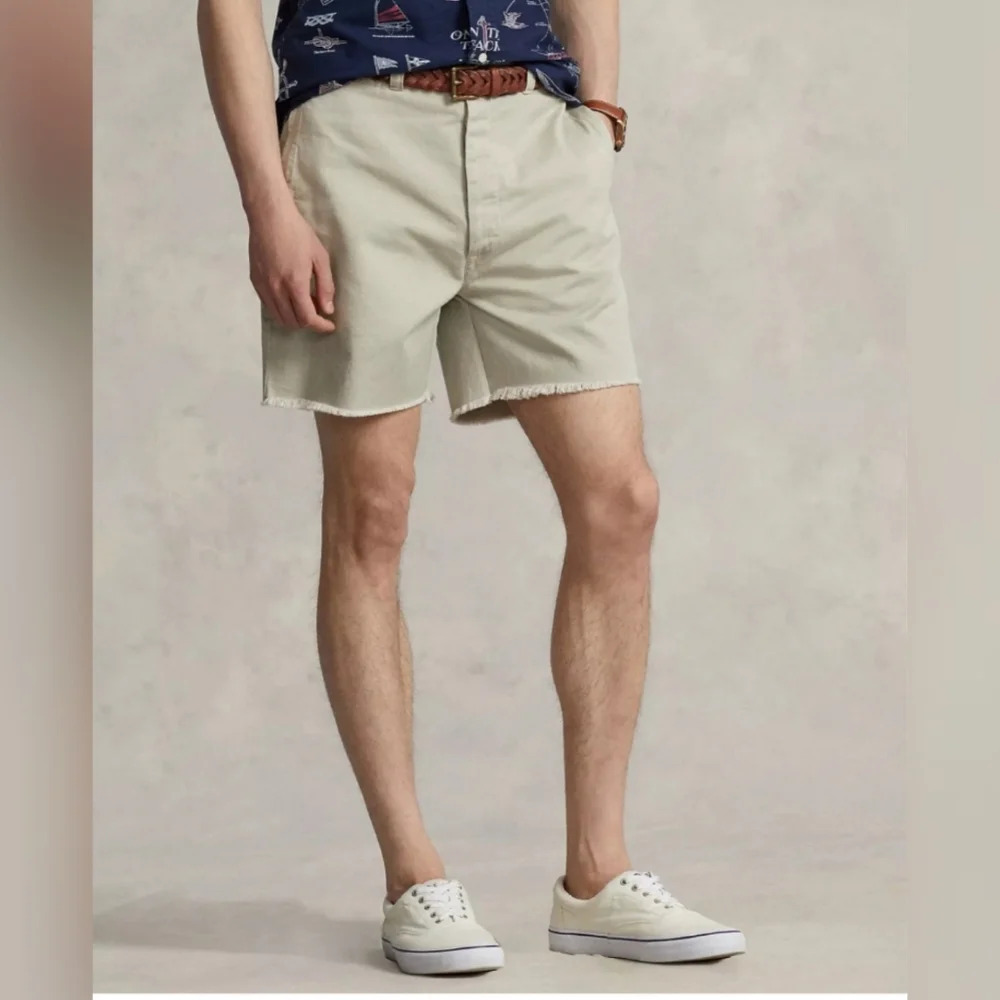 Polo Ralph Lauren Men's Khaki 6-Inch Burroughs Relaxed Fit Chino Shorts Size 38 - Picture 2 of 15